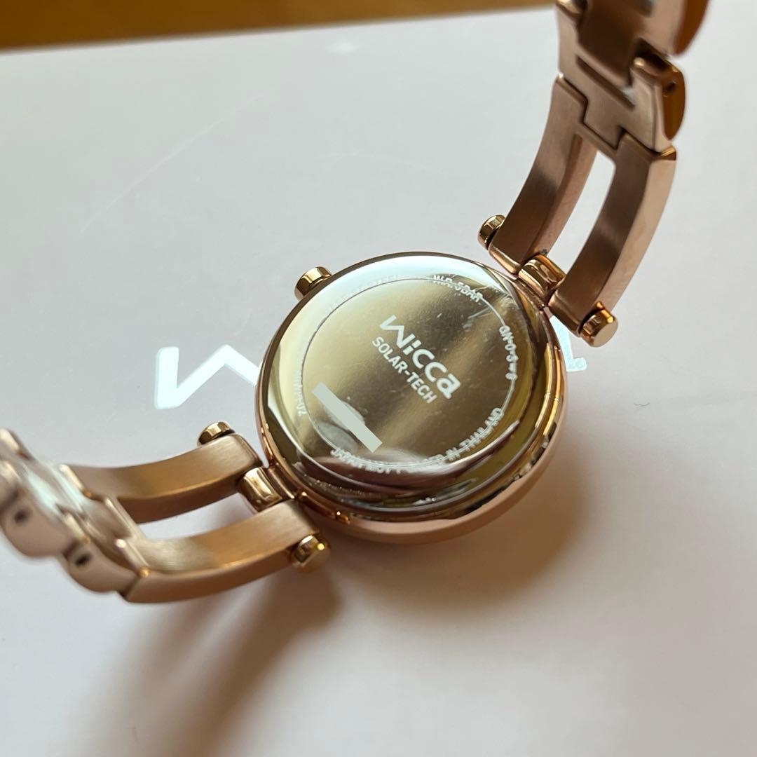 【SALE】シチズン wicca ウィッカ ハーフバングル ライラック 限定