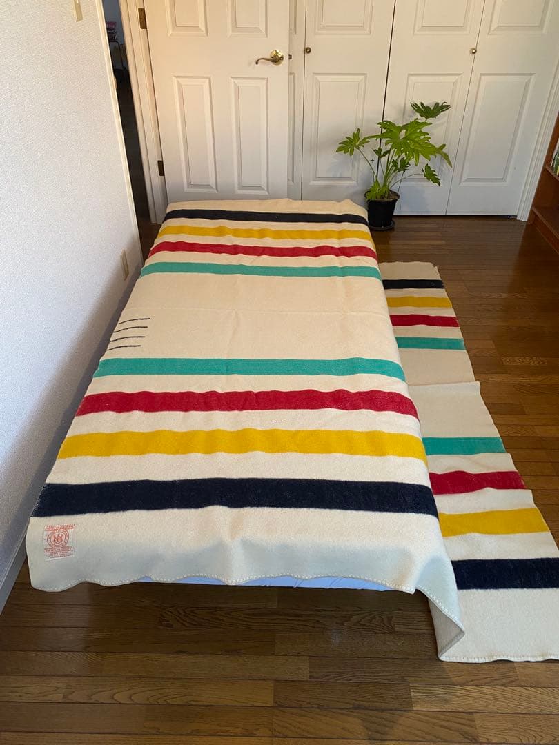 HUDSON'S BAY 4ポイントブランケット ヴィンテージ 50s