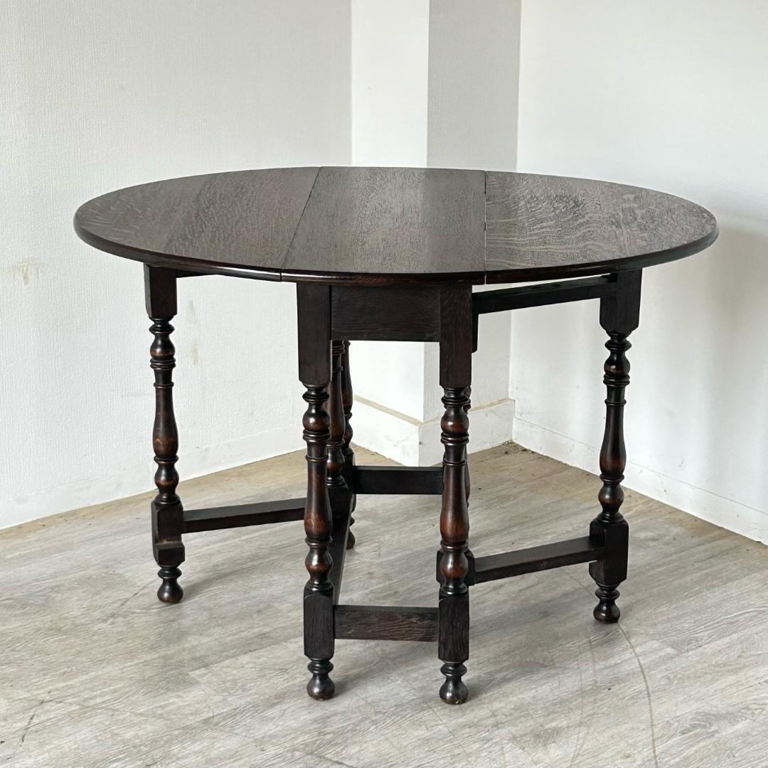 アンティーク 家具 ゲートレッグテーブルテーブル 1930年頃 英国製 556A