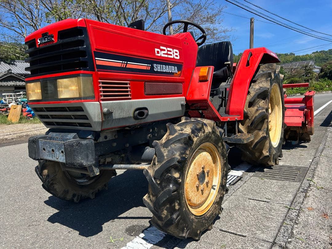 宮崎　シバウラ　トラクター 23馬力 4WD 自動水平 逆転PTO パワステ