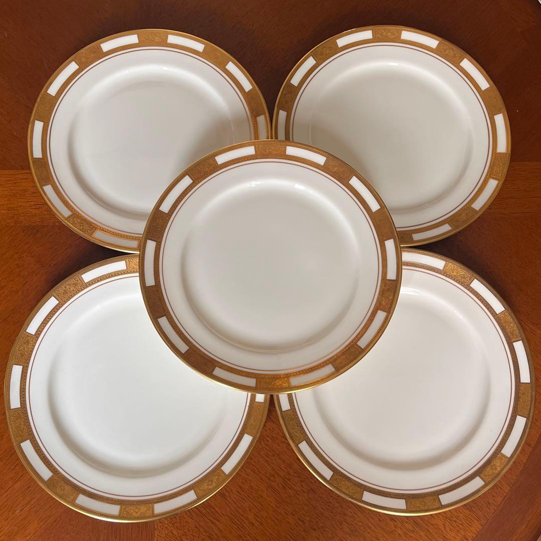 【英国ビンテージ】エインズレイ★エンプレス★デザート皿　5枚