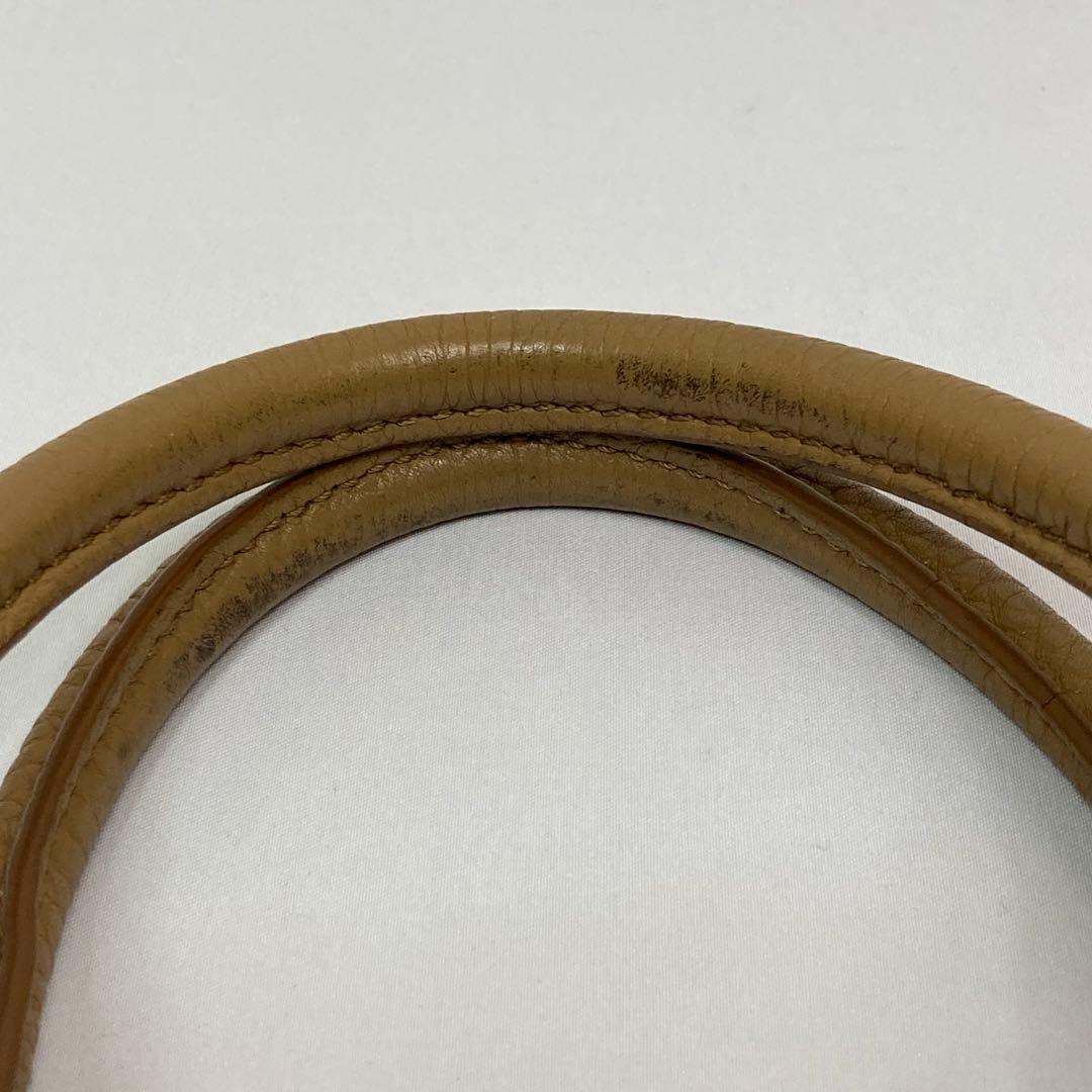 【美品】CELINE セリーヌ　ラゲージマイクロ　キャメル　トートバッグ