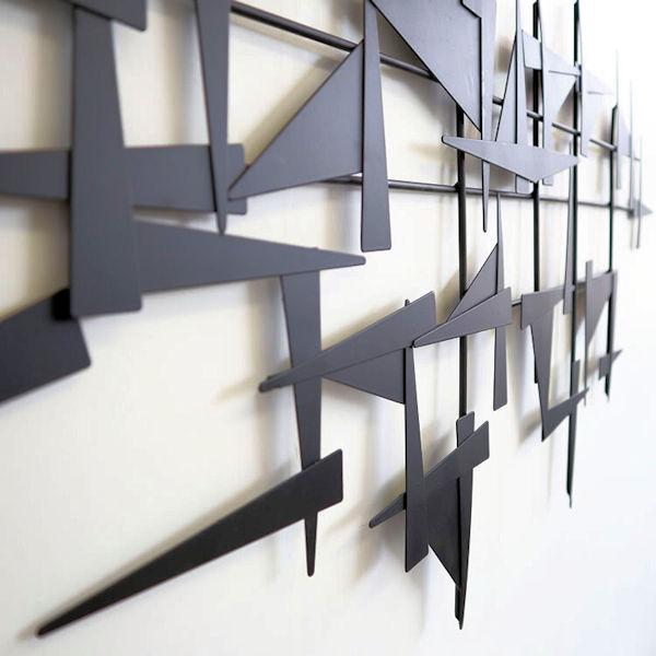 アイアンウォールアート トライアングル 壁飾り アートパネル プレート（63）