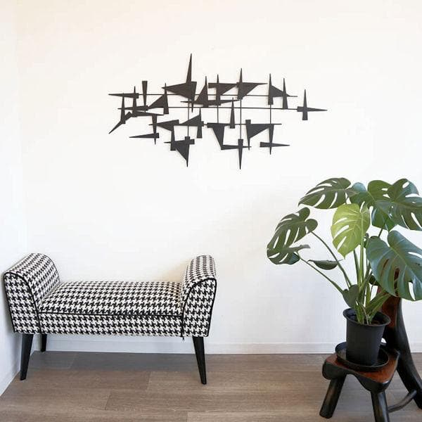 アイアンウォールアート トライアングル 壁飾り アートパネル プレート（63）