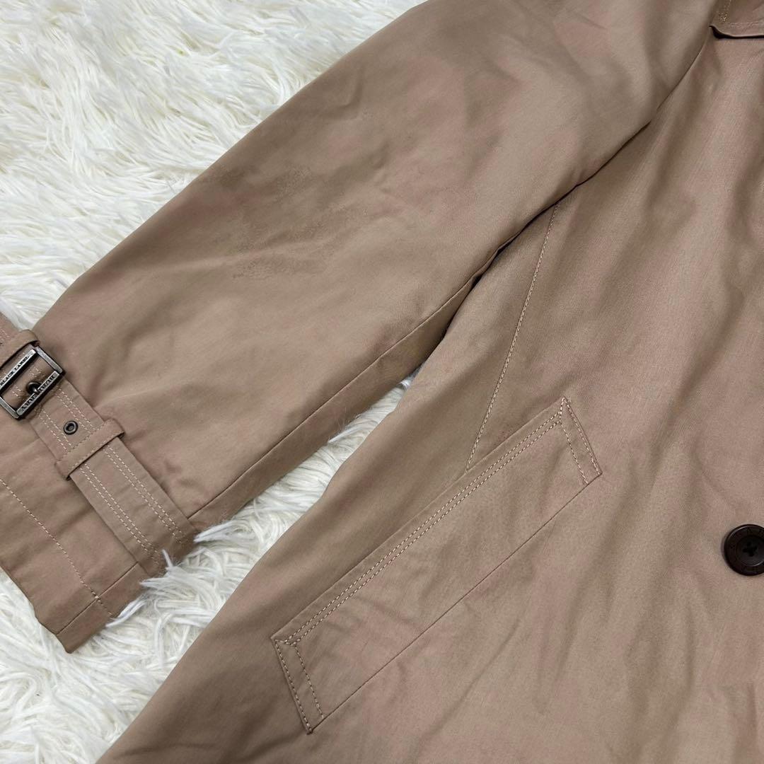 【美品/L】バーバリーブラックレーベル トレンチコート ノバチェック ベージュ