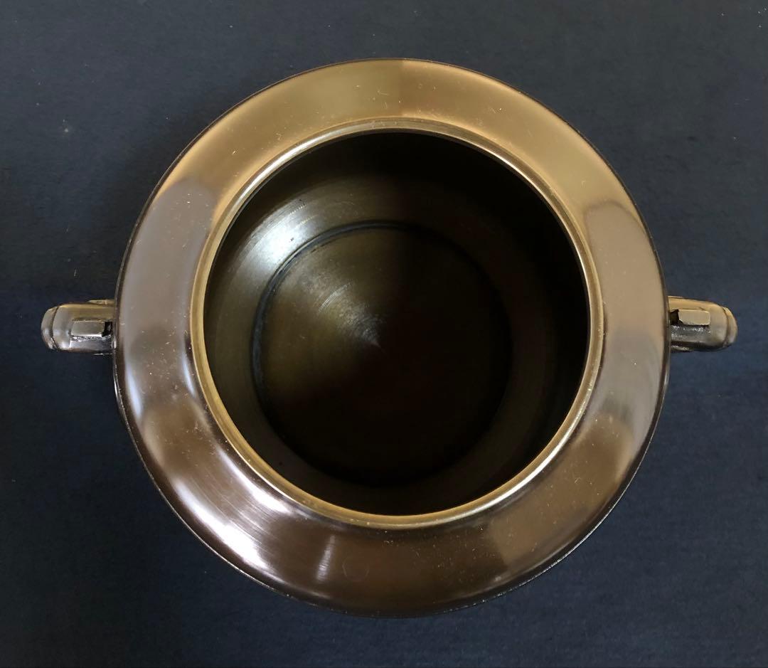 《R》茶道具 宣徳皆具 風炉師 鳳泉 共箱　260212け2