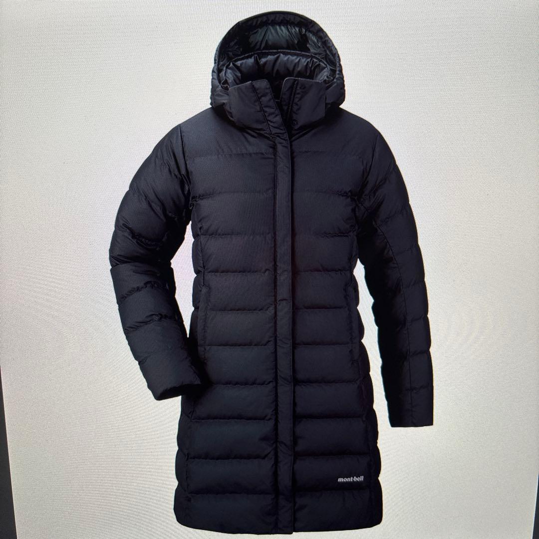 モンベル　トラベルダウンコートWoman’s ブラック　Sサイズ