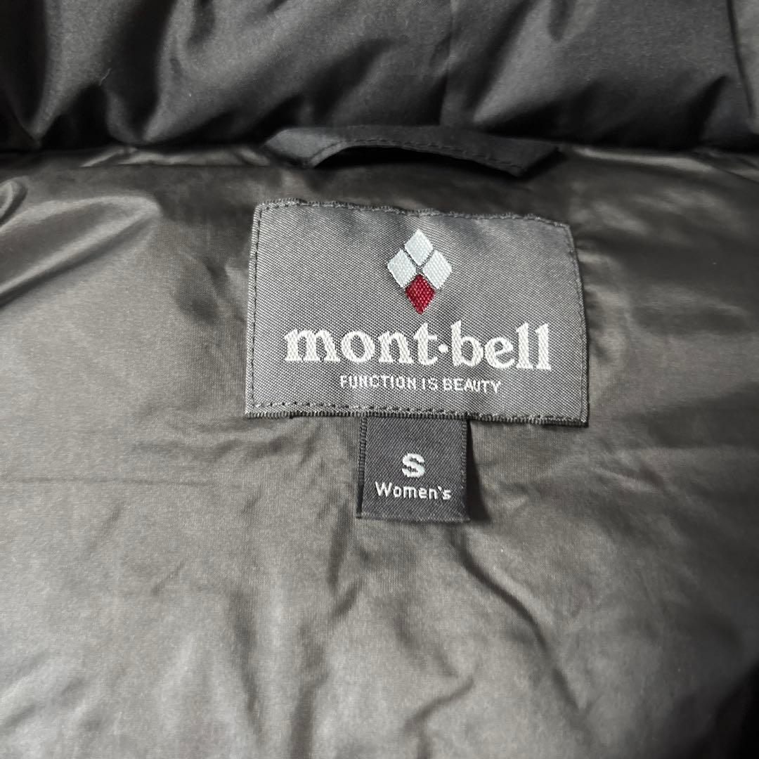 モンベル　トラベルダウンコートWoman’s ブラック　Sサイズ