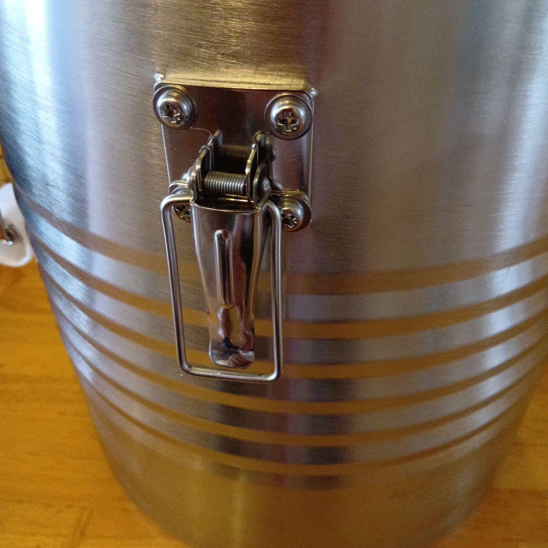 真空断熱 Shuttle Drum ステンレス製 寸胴 蓋付き.持ち手付き