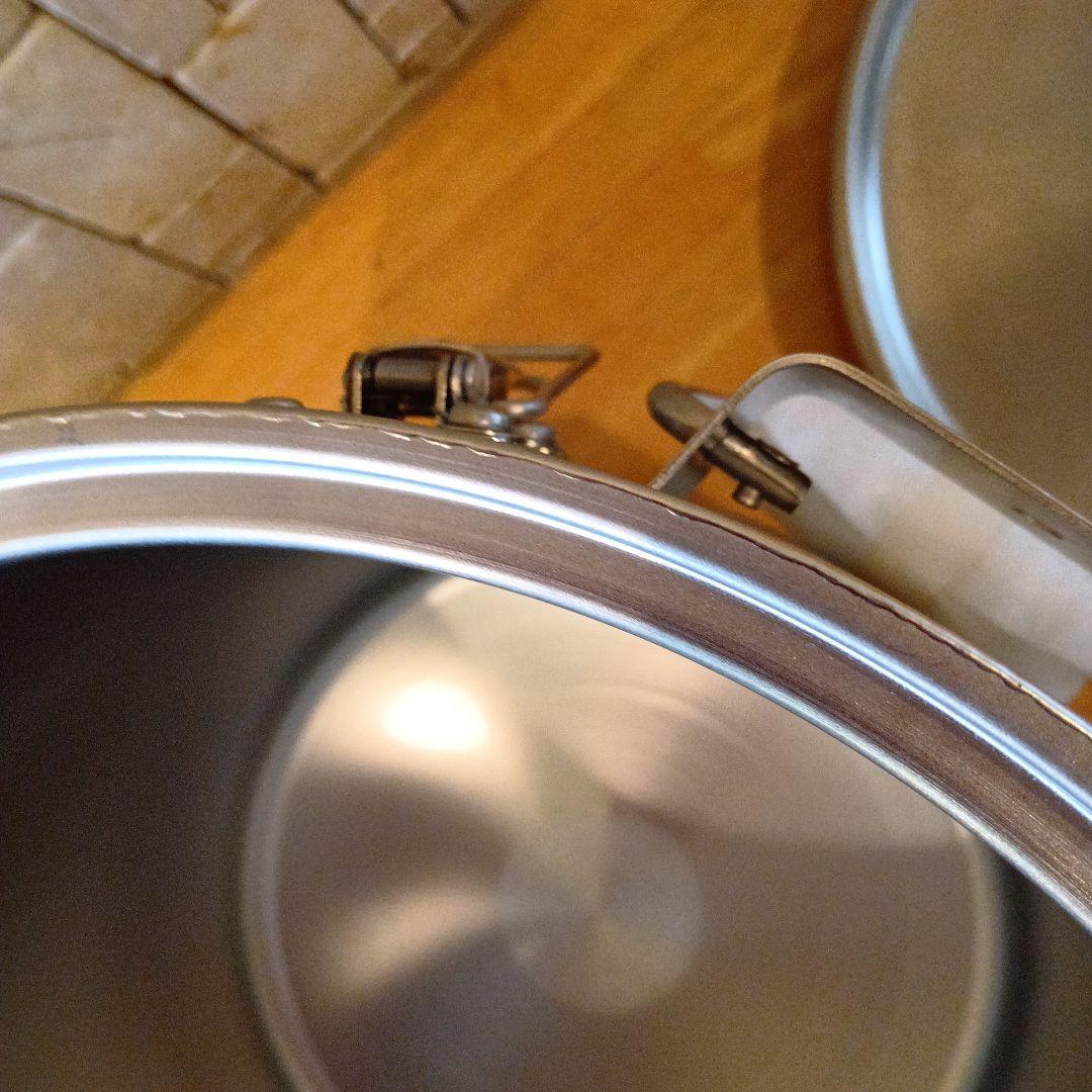 真空断熱 Shuttle Drum ステンレス製 寸胴 蓋付き.持ち手付き