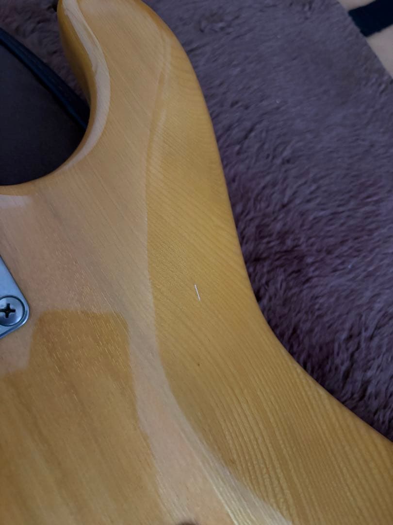 Fresher Strighter エレキギター ナチュラルウッド