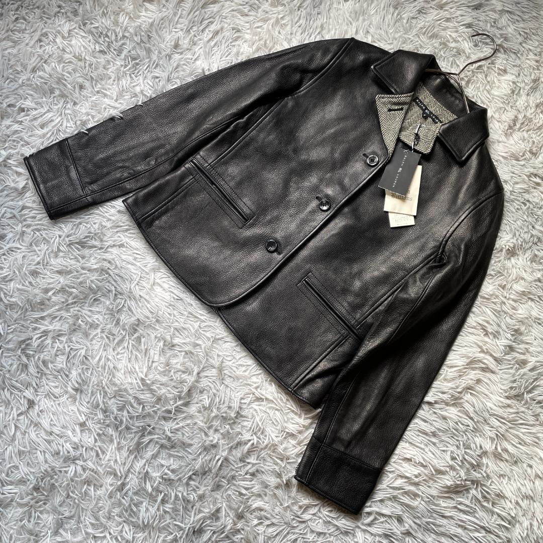 専用未使用タグ付き ラルフローレン 本革 レザージャケット ヘリンボーン裏地 9