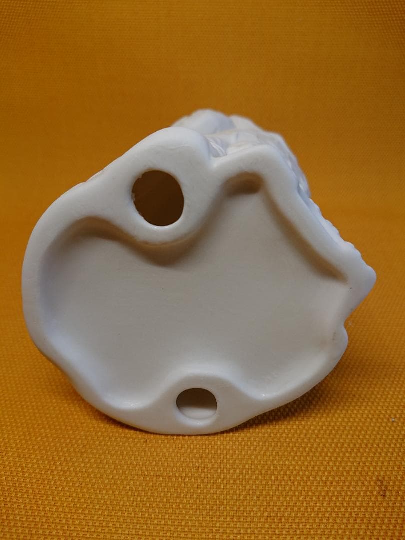 【美品】人形　彫像　天使　白磁　置物　インテリア　工芸品　美術品　A4012