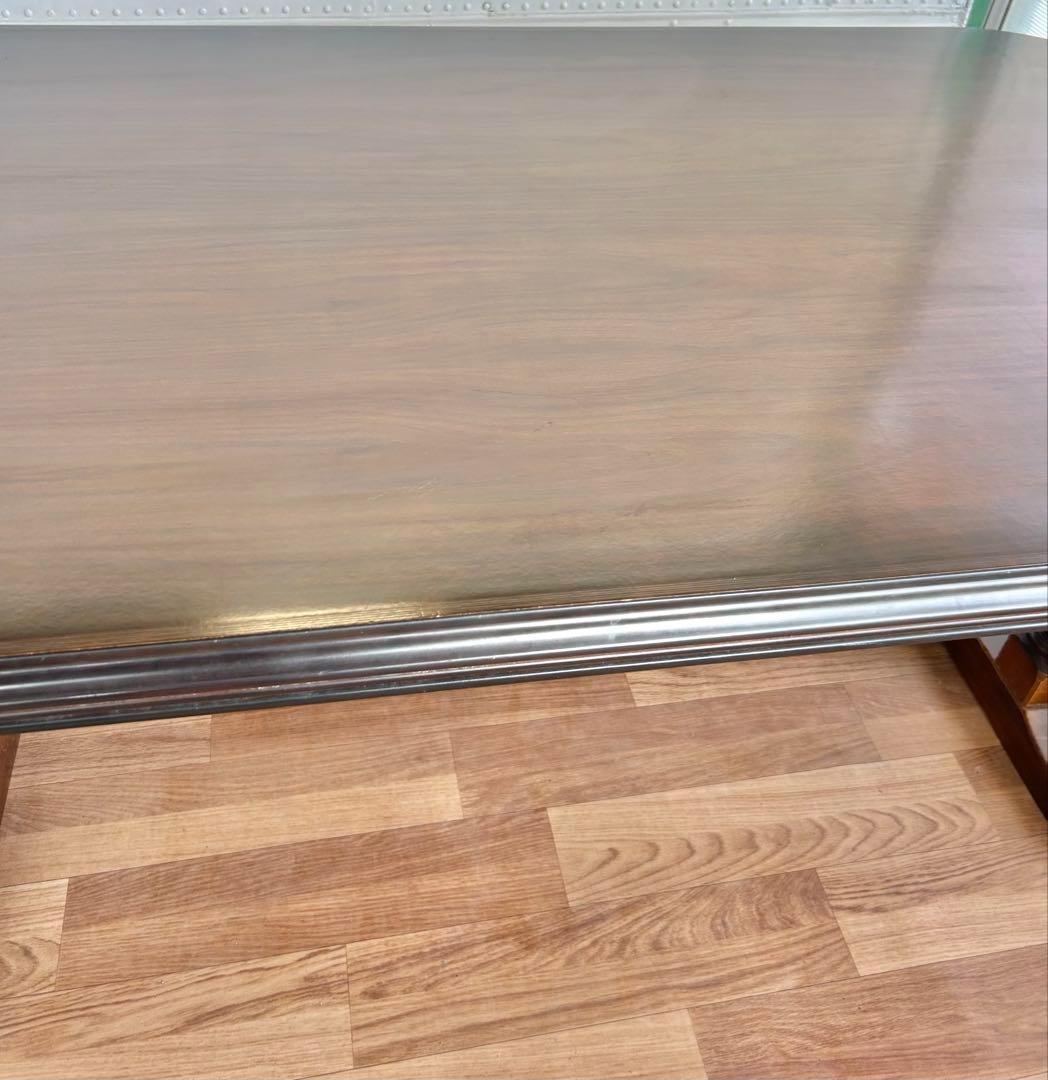 600 カリモク　コロニアル ダイニング テーブル 幅165 重厚 デスク　b