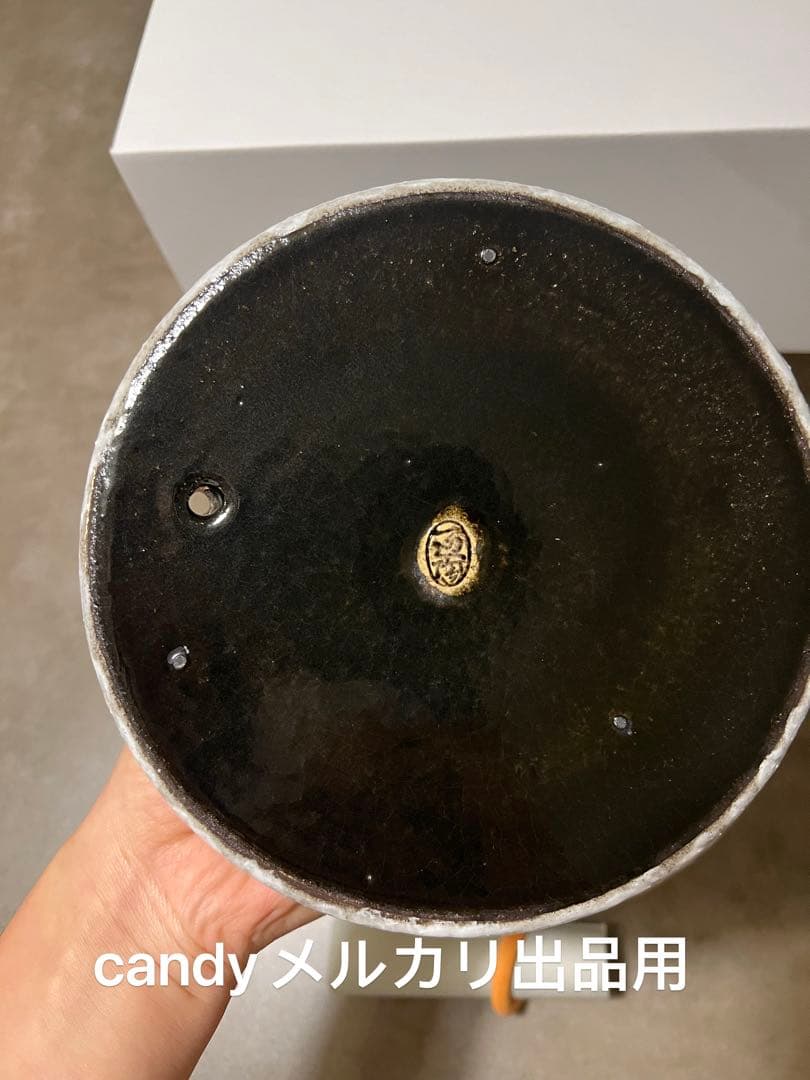 即日発送　限定　貴重　新品　雲井窯 御飯鍋　雪紋まぐれ三合炊き　土鍋 中川一辺陶