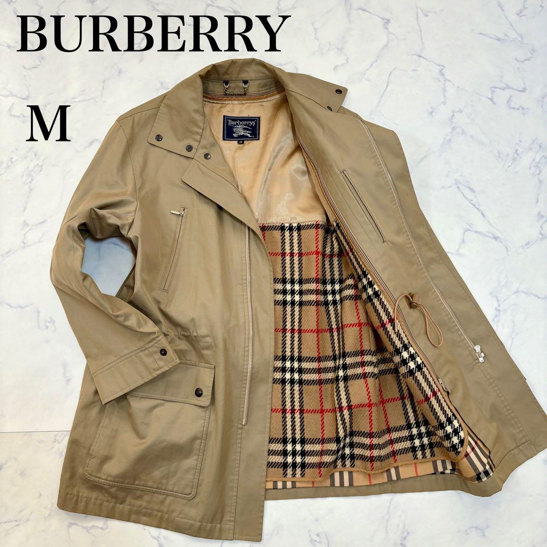 BURBERRY ノバチェック ライナー付 トレンチコート M 玉虫色 ベージュ