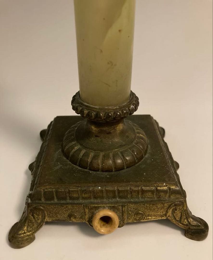 フランス　ナポレオン3世　アンティークランプ　燭台　スタンド　土台のみ
