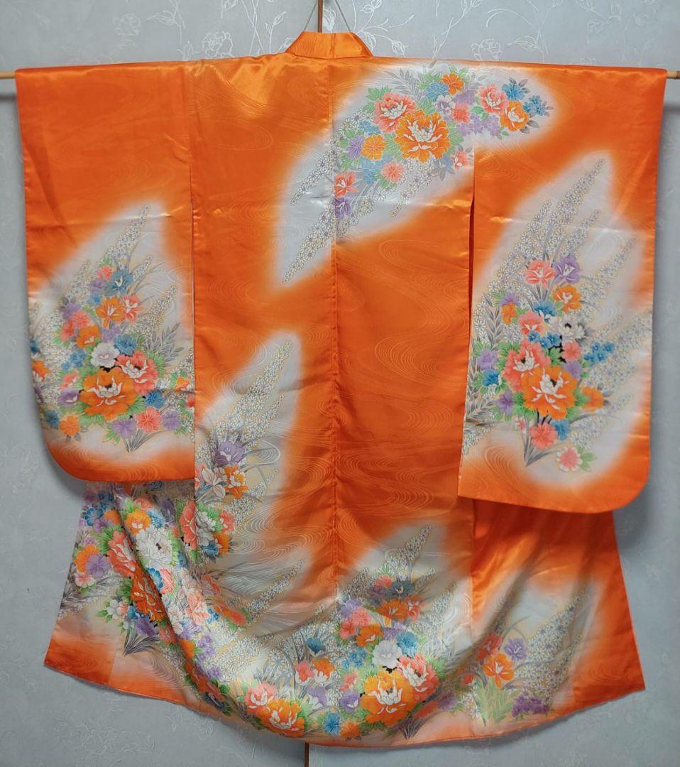 NA356アンティーク子供着物七五三着丈125センチ裄丈57センチ