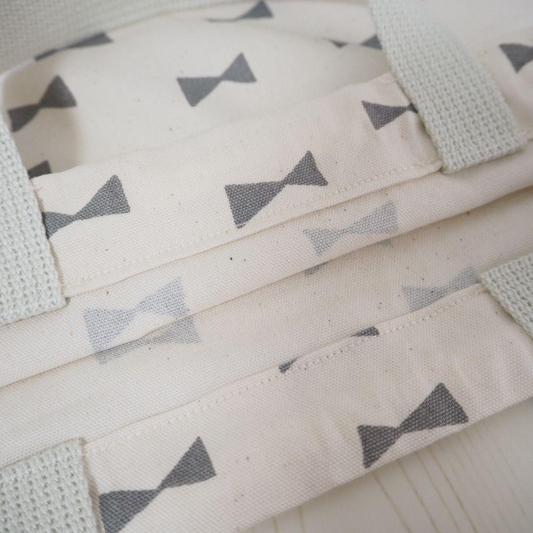 受注制作　入園入学6点セット　りぼん　水色