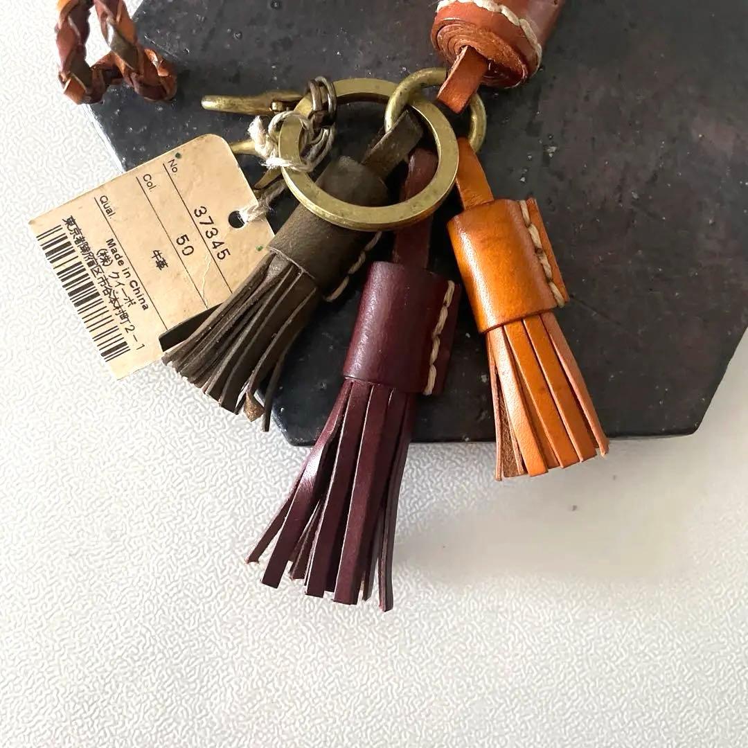 【新品】レア genten 本革 キーホルダー キーチェーン チャーム