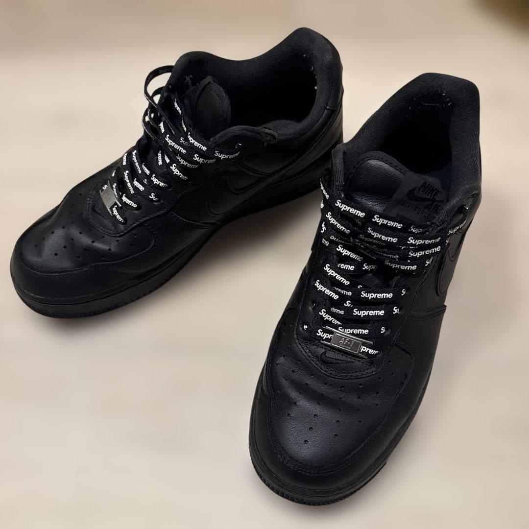 【希少】Supreme NIKE AF1 エアフォース1 ブラック 27cm