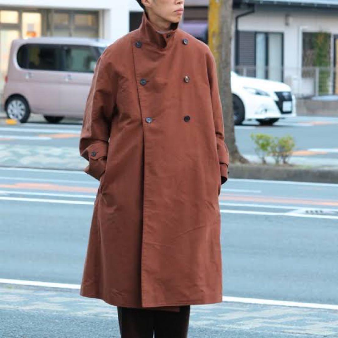 semoh セモー　Moleskin Double Breasted Coat