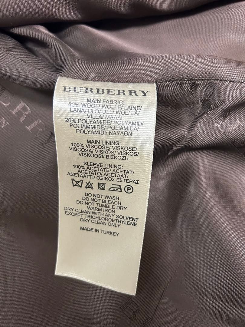 BURBERRY ウールコート メンズ