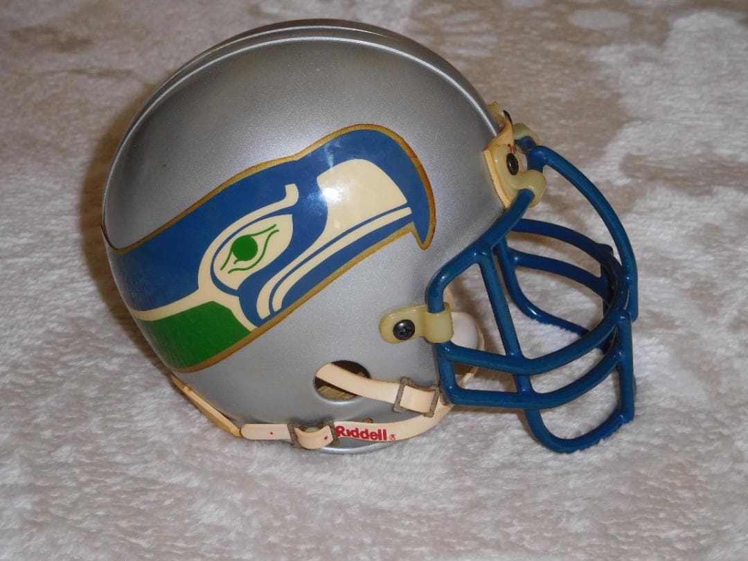 Riddell NFL アメリカンフットボール シーホークス ミニヘルメット