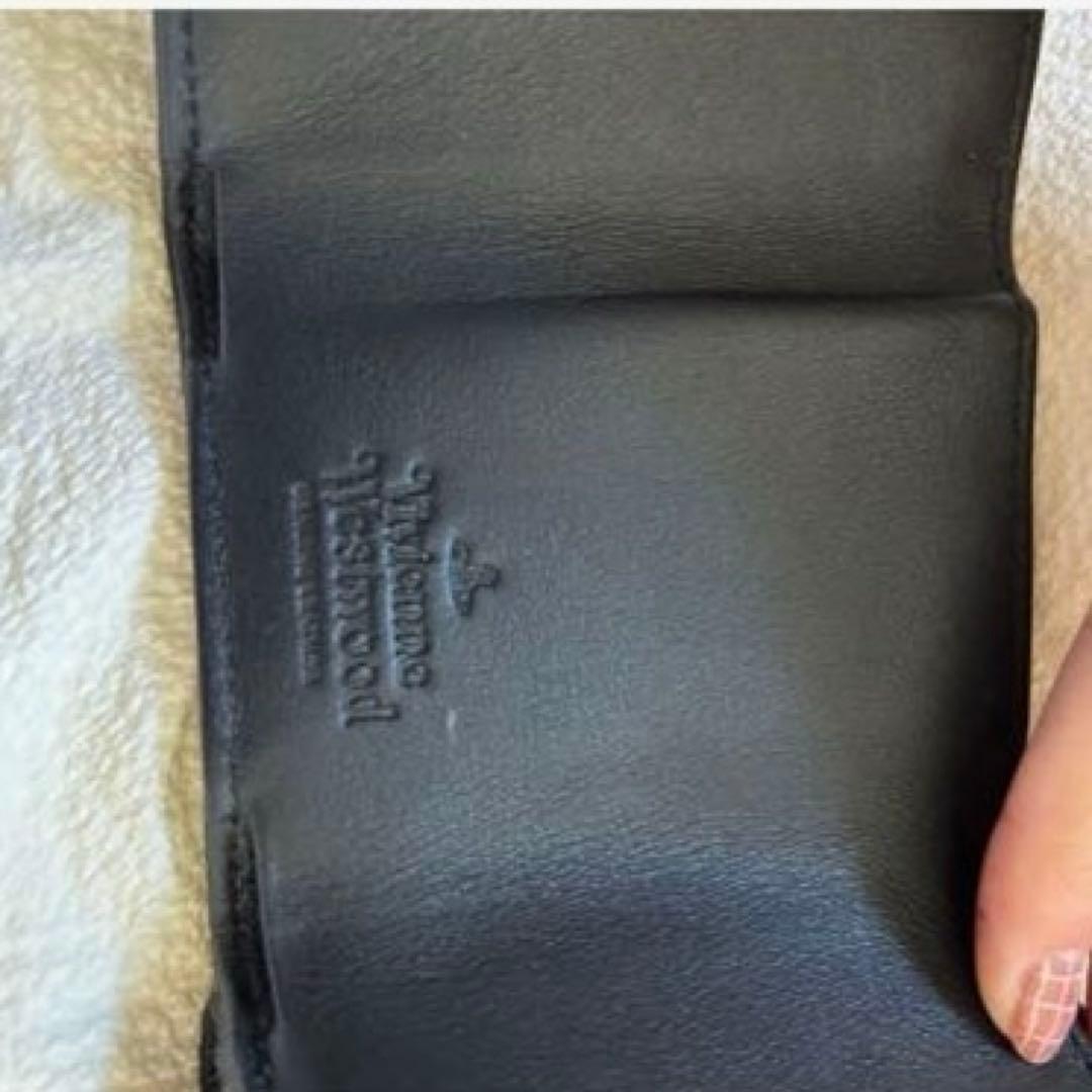 ヴィヴィアン ミニ財布 黒 三つ折り