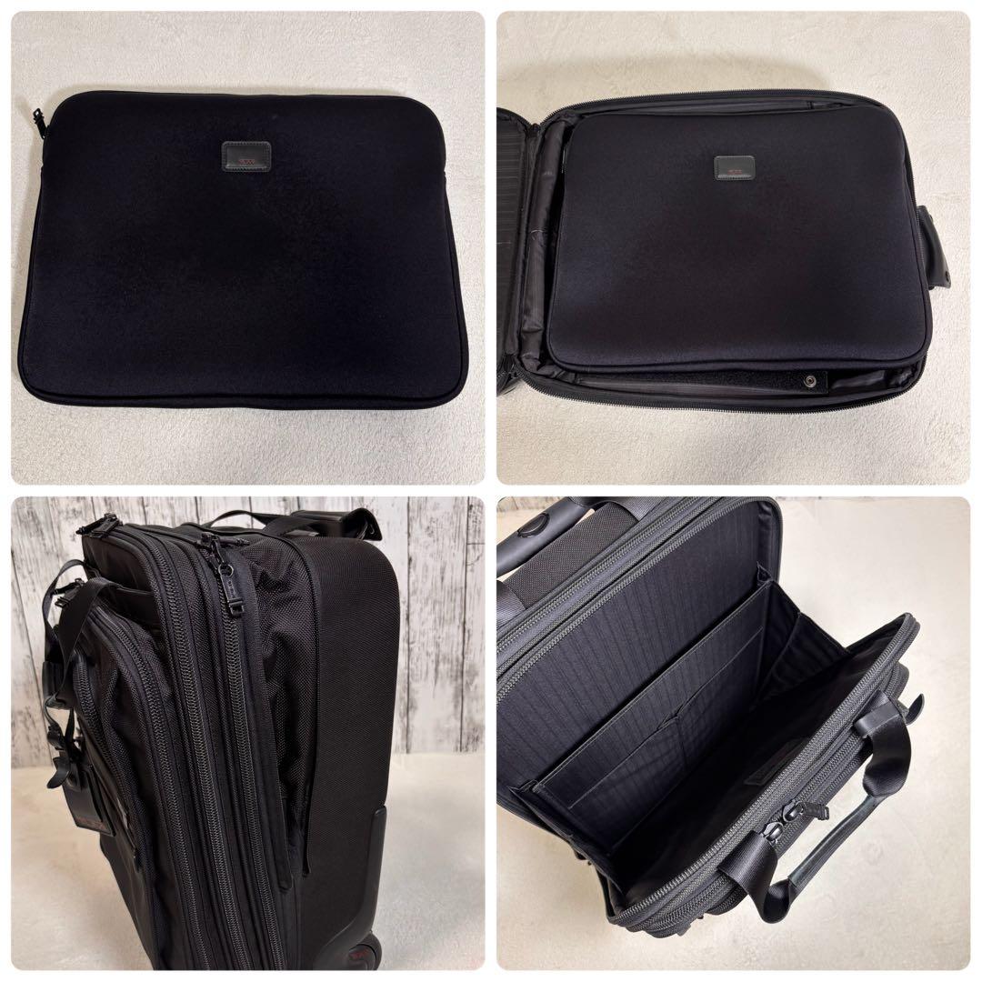 TUMI PCポーチ付き キャリーケース トラベルバッグ 2輪 出張 タイヤ良好