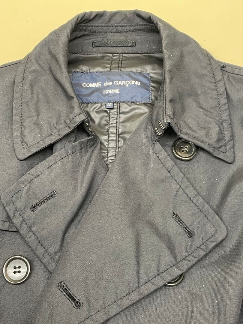 コムデギャルソン　撥水加工 ナイロン トレンチコート