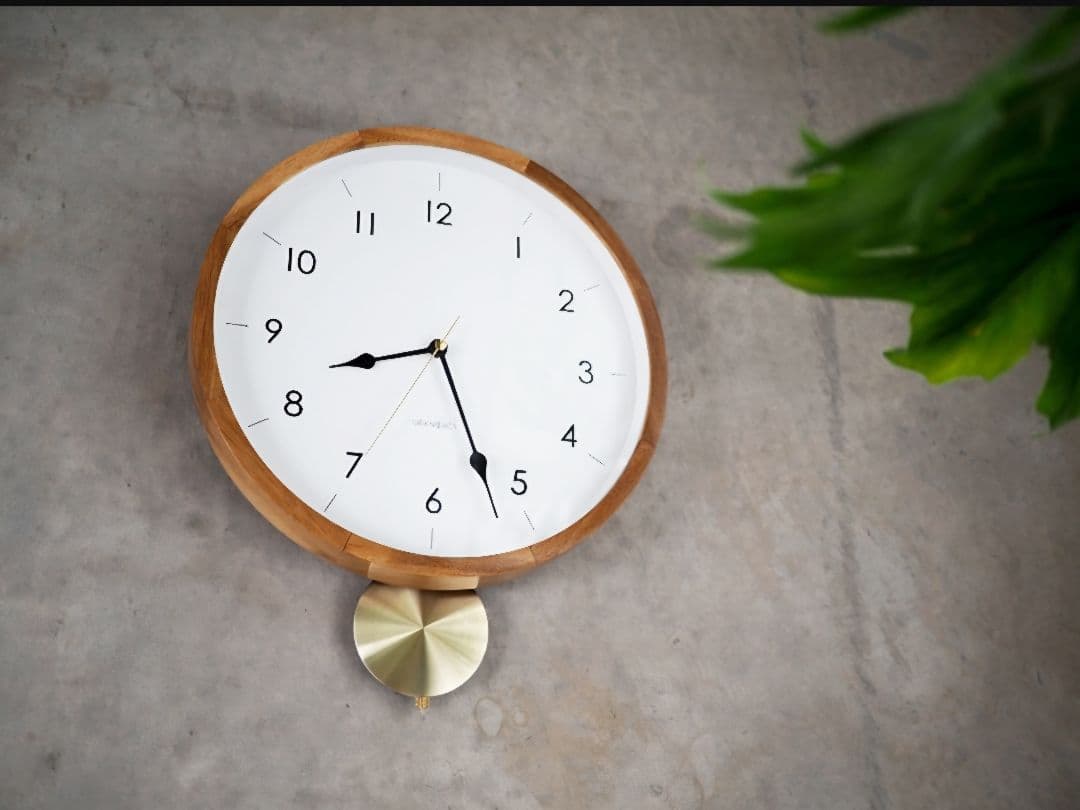 【インターフォルム公式】木製フレーム 掛時計 » 振り子時計*