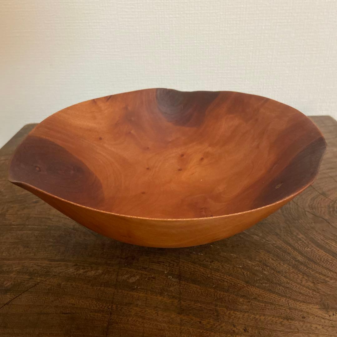 雨晴 個展 購入 木工作家 藤本健 アカギ ウッドボウル