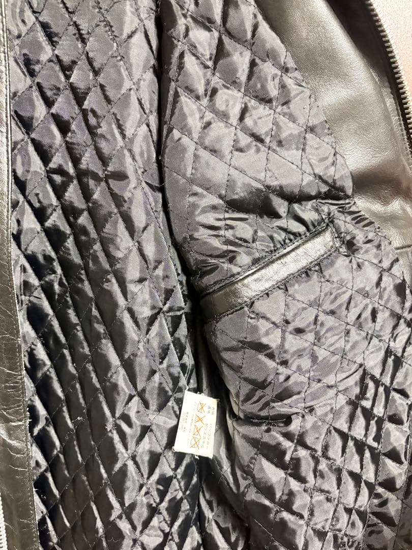 ホーンワークス コルセア 襟付きシングルライダース Lサイズ バッファロー