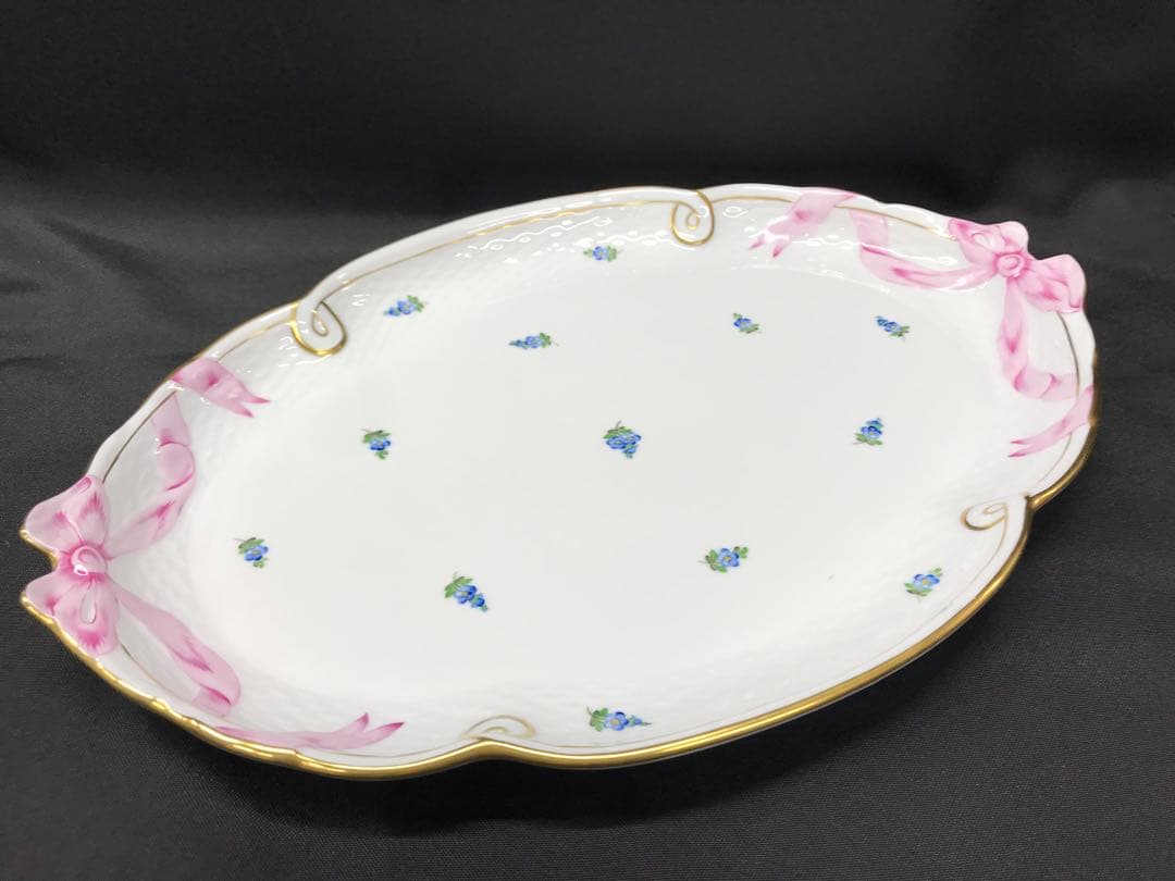 【USED美品】HEREND ヘレンド　パーティートレイ　トレイ　プレート