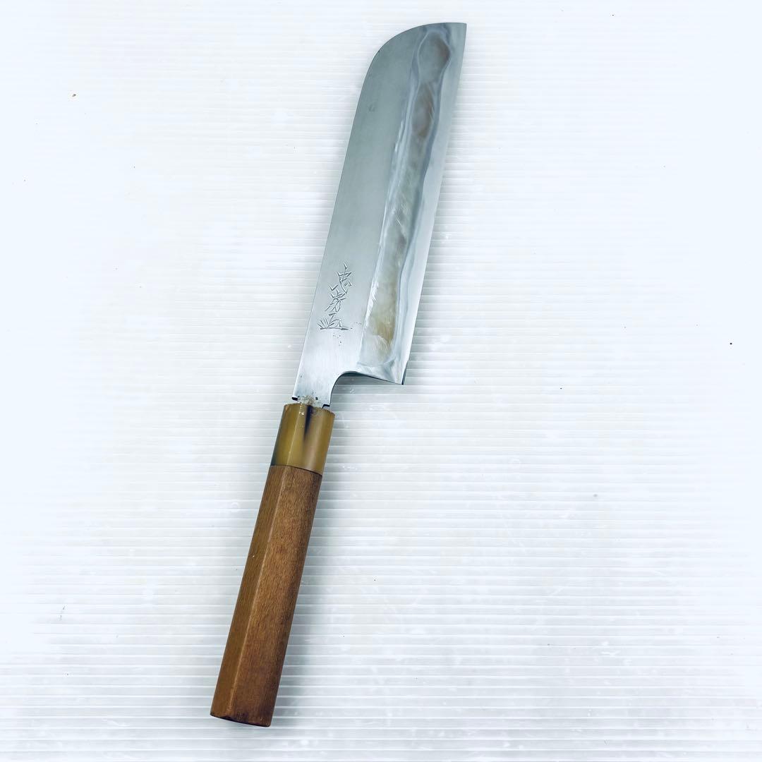 【研ぎ済み】新潟三条　忠房　鋼　薄刃包丁　大型　刃渡り21cm