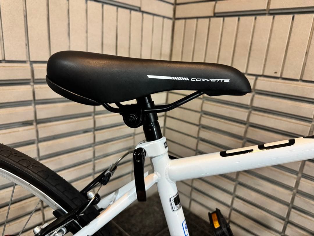 【即乗りOK】街乗り自転車 ホワイト 状態良好 通勤・通学　ロードバイク