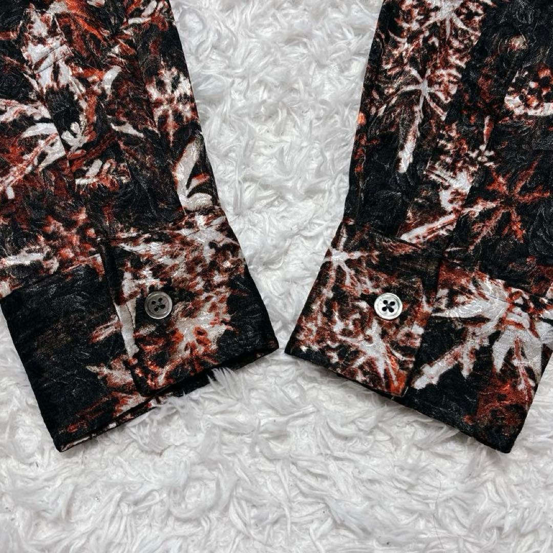 極美品✨トルネードマート スノーフラワー柄 長袖シャツ 総柄 00s y2k M