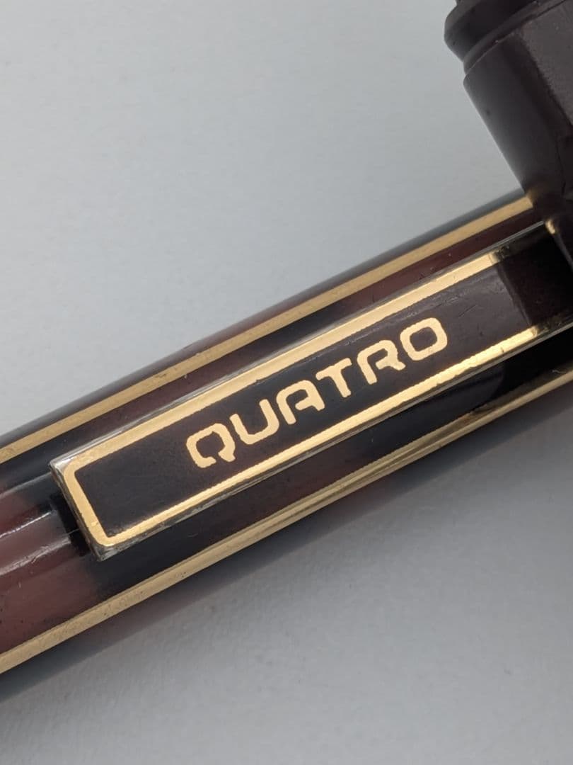 【廃盤品】PILOT QUATRO Brown 万年筆・ペン先14K②16