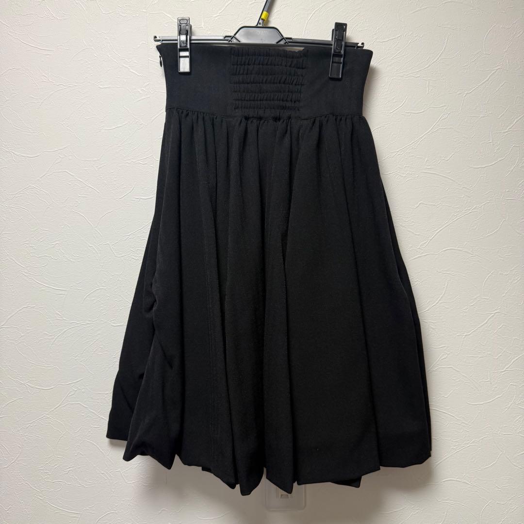 二次元と運命が交差するスカート ブラック