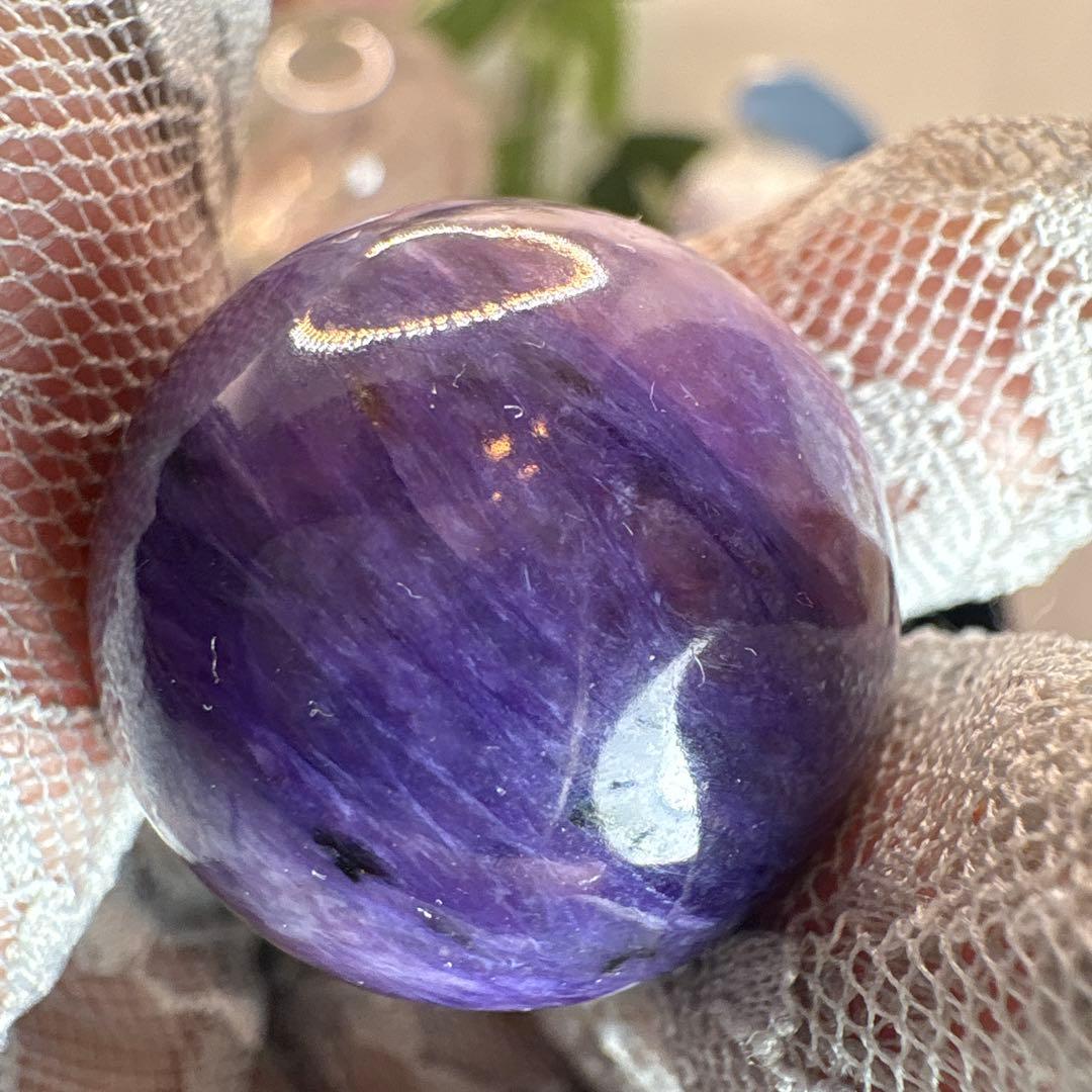 高品質 チャロアイトスフィアNo.2425