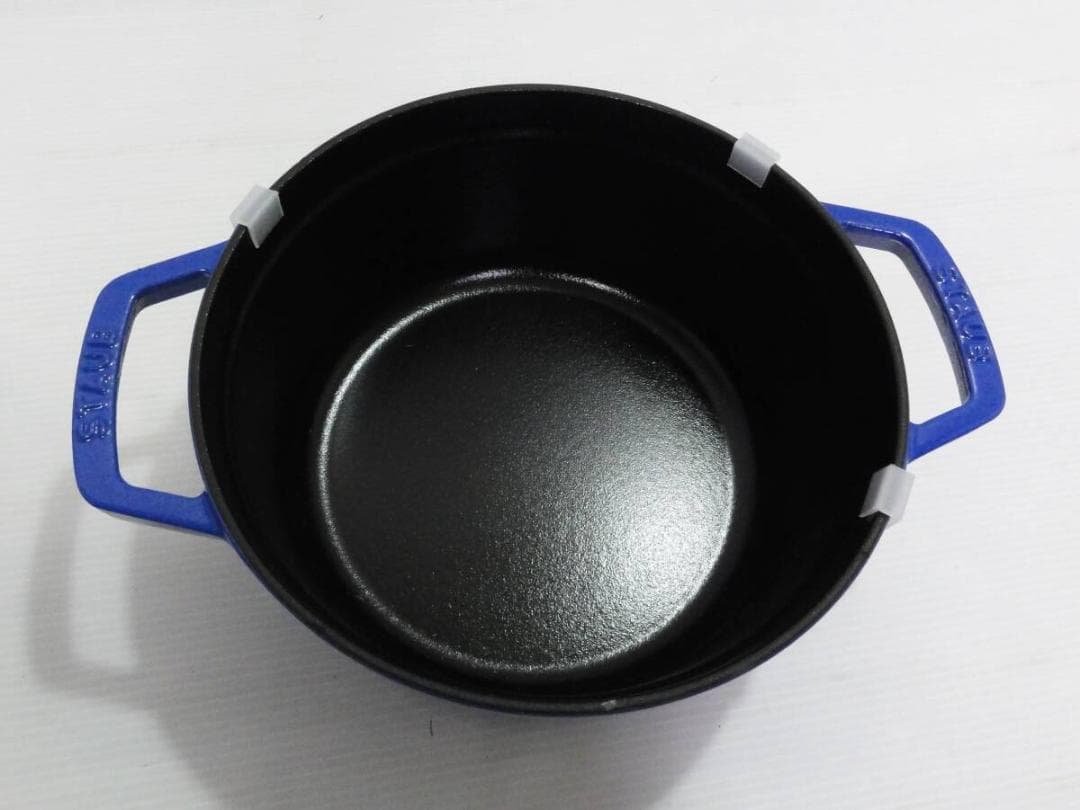 STAUB ストウブ ピコ・ココット ラウンド 22cm ブルーベリー ホーロー