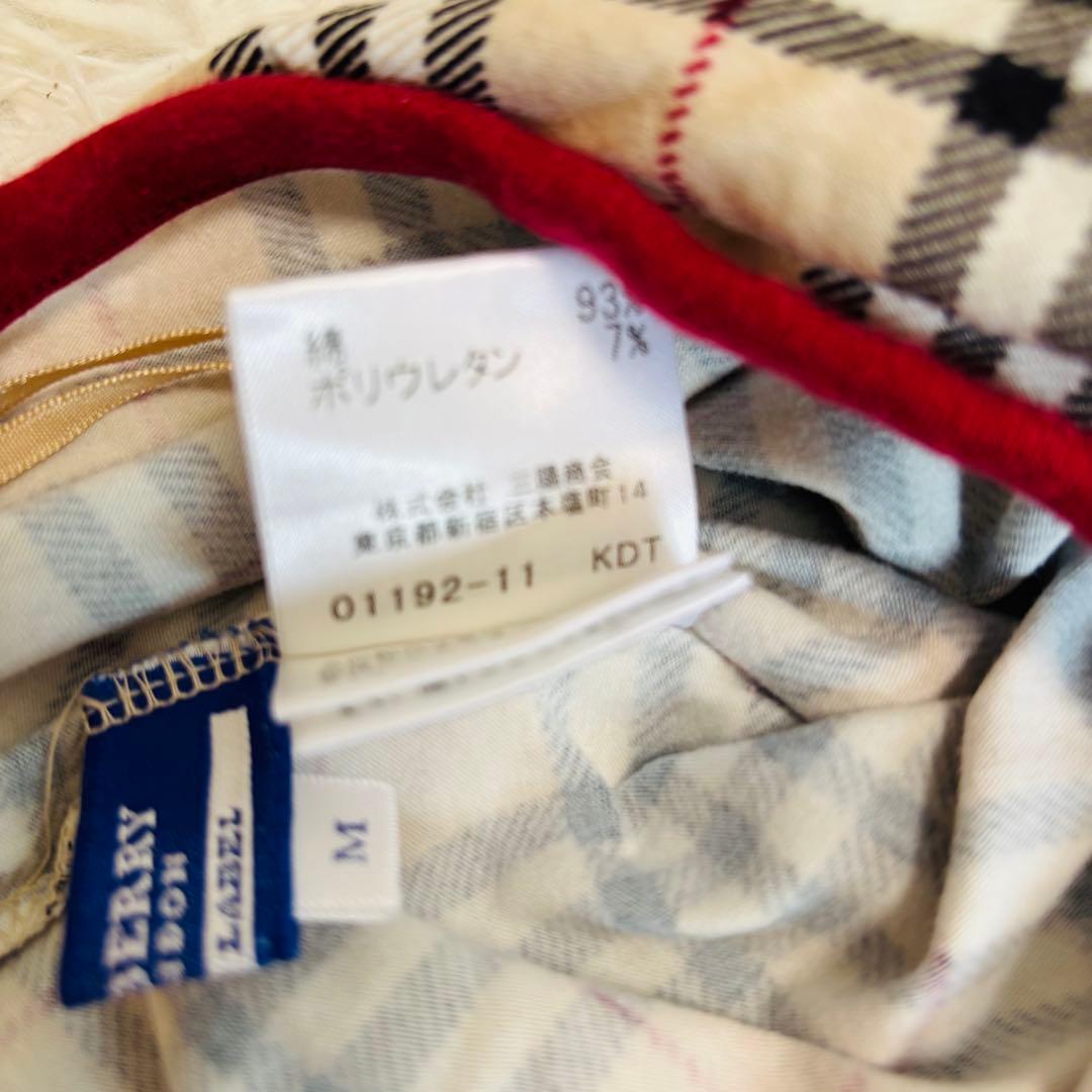 バーバリーブルーレーベル ノバチェック ベアトップ　チューブトップ キャミソール