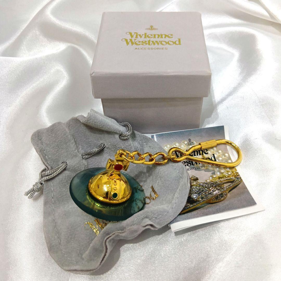 ⭐️ヴィヴィアンウエストウッド⭐️レア オーブキーリング ラバー 初期 ゴールド