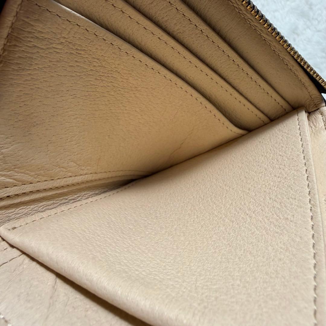 PORTER ポーター　ソーク　コンパクト　ウォレット　L字ファスナー　黒