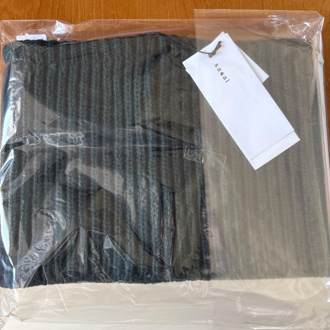 小物 sacai Carhartt Knit Neck Warmer green