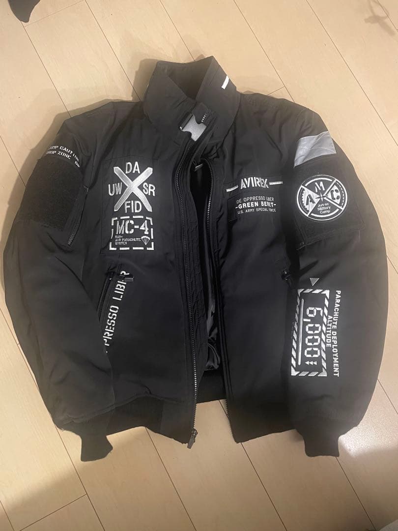 AVIREX AMC MA-1 MOD フライトジャケット HALO