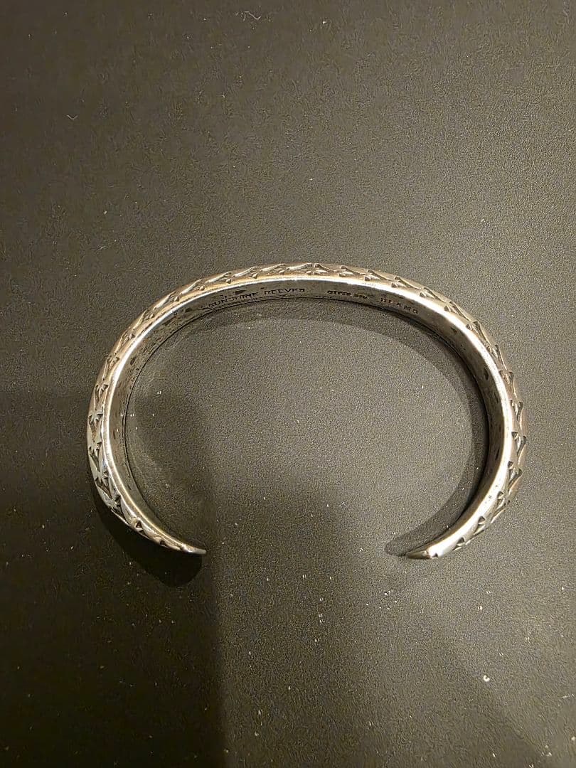 インディアンジュエリー サンシャインリーブス BEAMS シルバー バングル