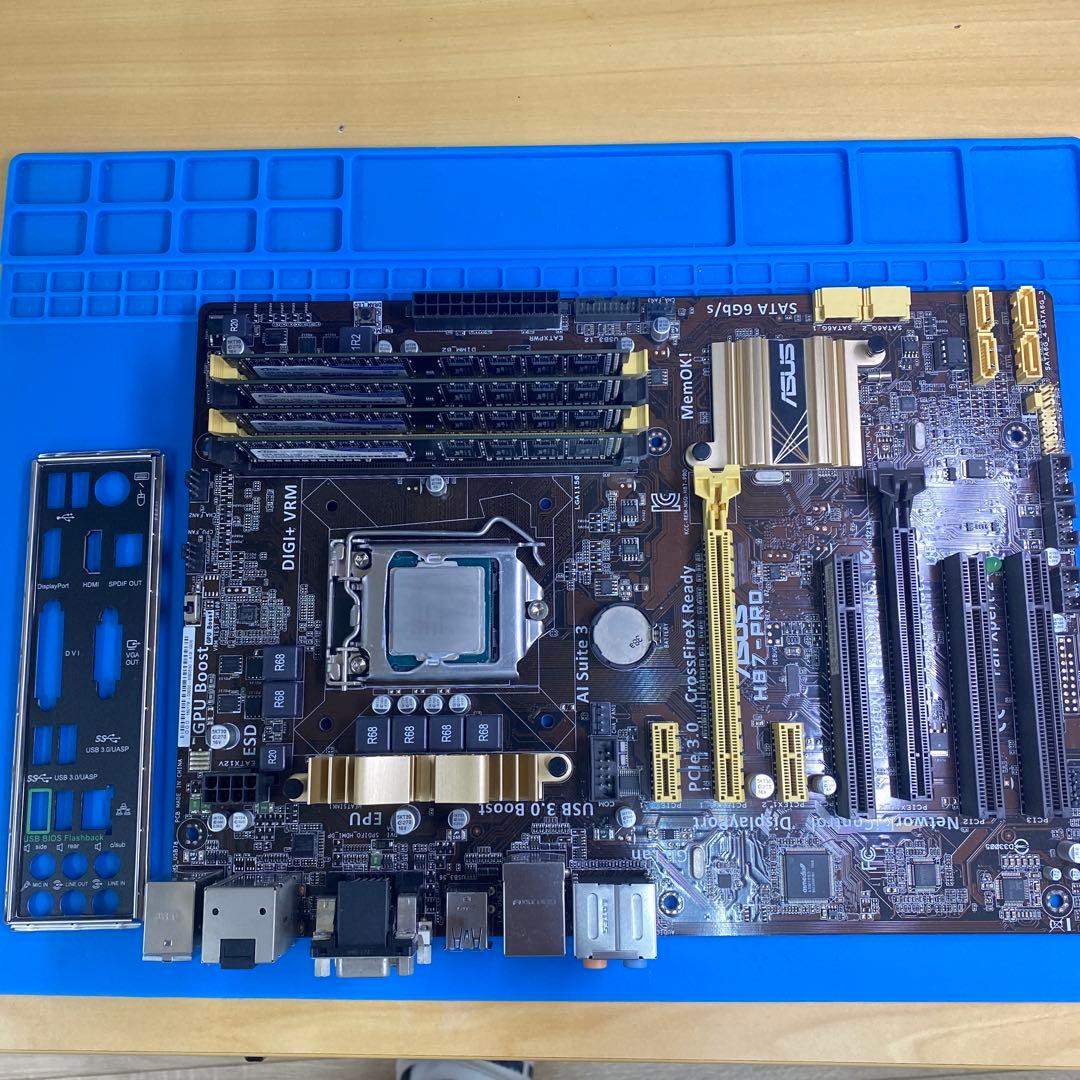 i7 4770 ASUS H87-PRO マザーボードセット メモリー16GB