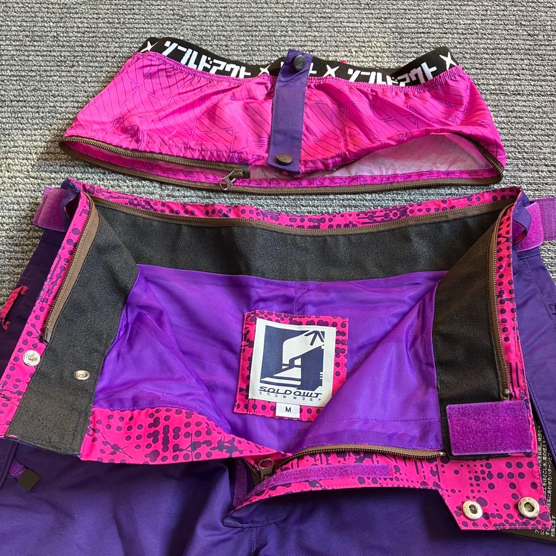 未使用　ソールドアウト SOLD OWT スノボウェア　パンツ　メンズ　M